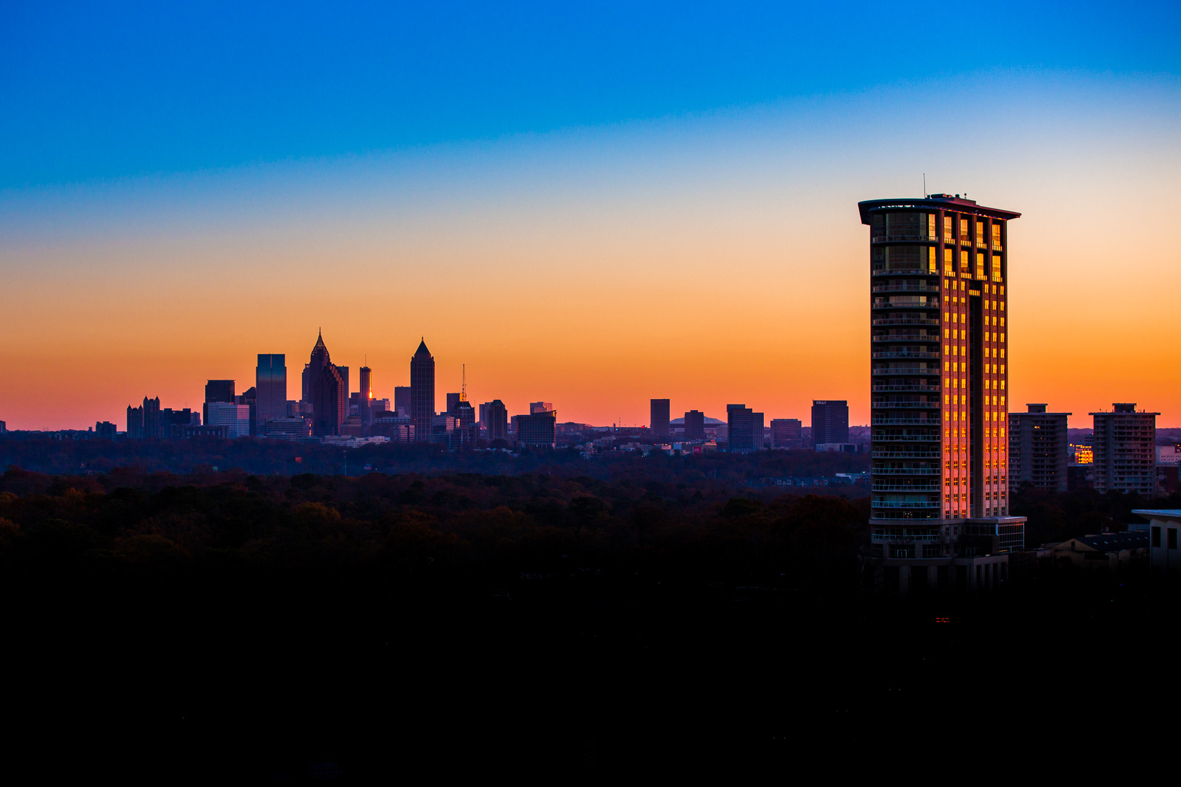 Atlanta Architectural Photography at Dusk