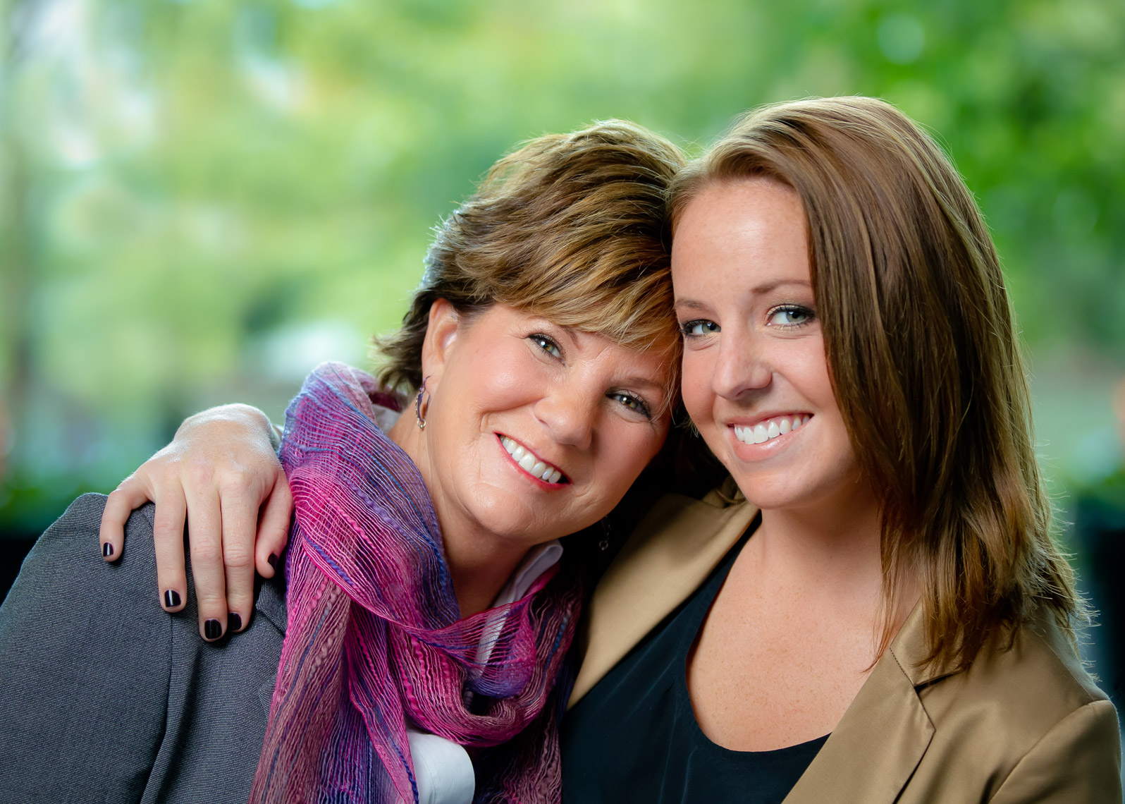 Environmental Portrait of Mother and Daughter